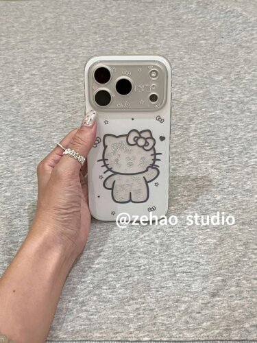 U2 可爱镂空蝴蝶结猫咪适用于苹果17promax新款小众手机壳iphone16pro个性15防摔保护套