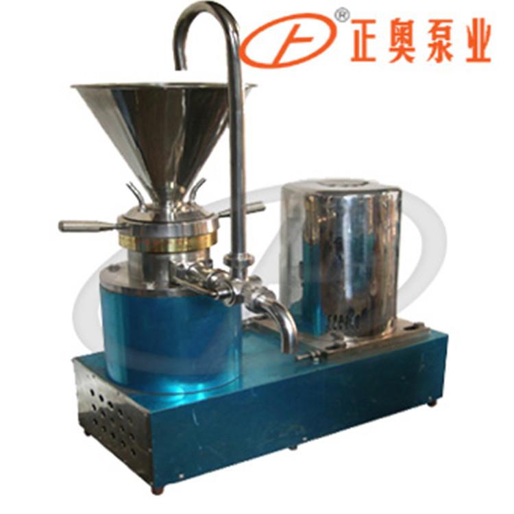 正奥泵业JML-140F型分体式胶体磨不锈钢研磨粉碎机设备