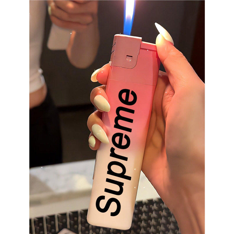 潮牌supreme超大巨无霸打火机个性创意明火精致小巧送男女友礼物