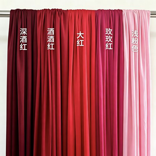 婚庆吊顶布幔牛奶丝弹力布