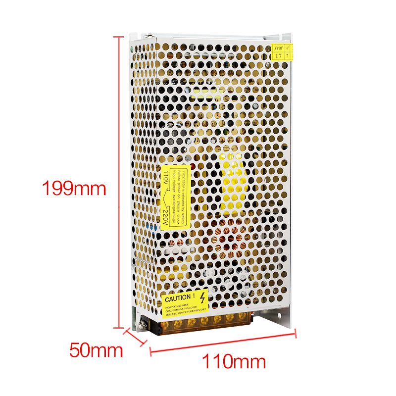 12V电源 监控集中供电电源适配器 监控电源12V10A开关电源带LED灯
