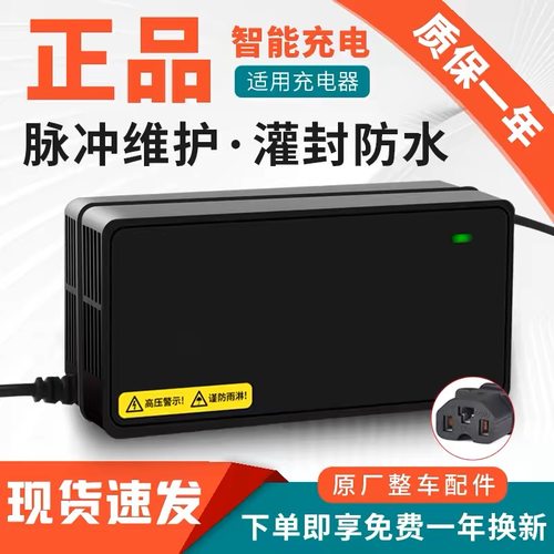 防水电动车充电器48V12AH20AH60V72伏适用爱玛雅迪台铃电车三轮车