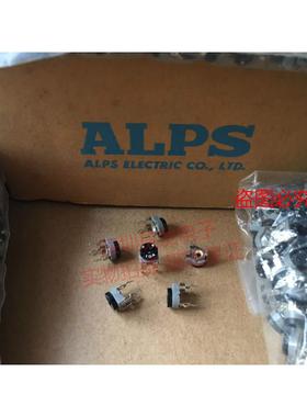 RH0615C0104B进口日本ALPS可调电阻卧式065电位器104黑色微调100K