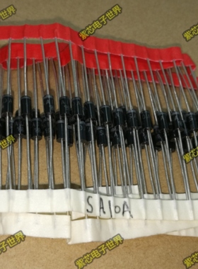 500W TVS瞬态抑制二极管 SA10A VISHAY 单向 DO-15瞬变 直插