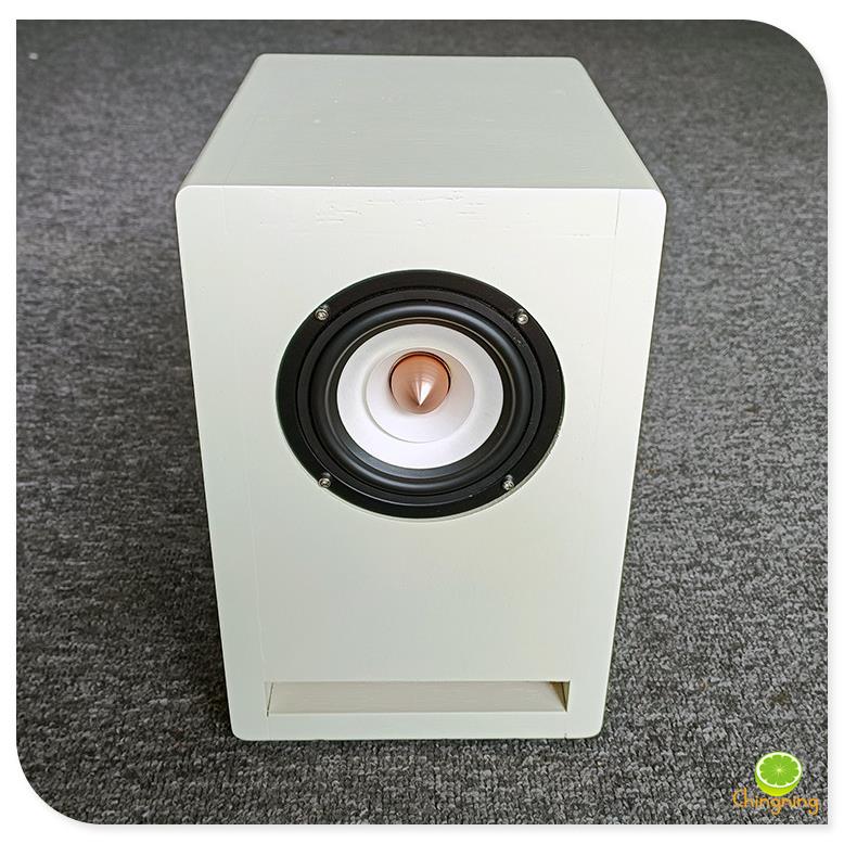 迷宫 全频 书架音箱 15W 88DB 8欧姆 4寸发烧音箱 实木箱体SP402