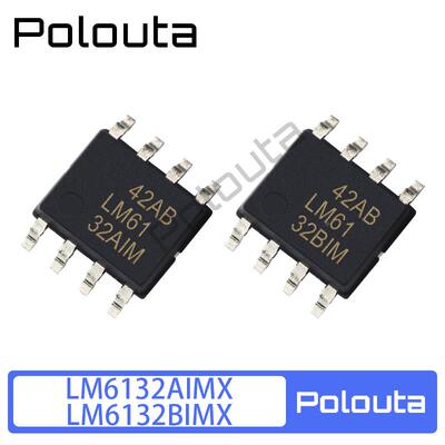 Polouta LM6132AIMX LM6132BIMX SOP-8 双路和四路运算放大器芯片