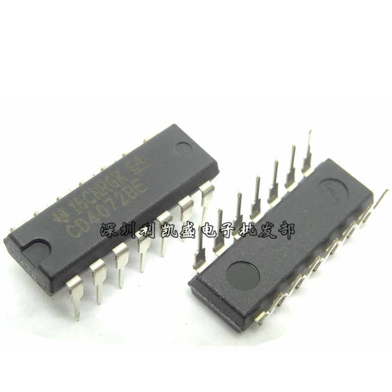 直插 CD4027BE/HCF4027/HEF4027 双J-K主从触发器 DIP-16 全新
