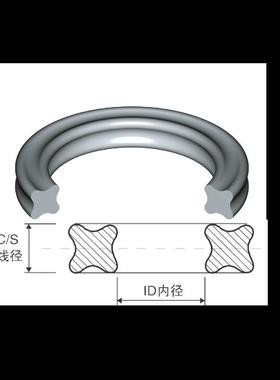 sty密封件星型圈耐油NBR密封垫丁腈X 型胶圈美标2.32~145.72*2.62
