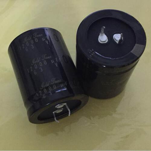 全新尼康KG Gold Tune nichicon 12000UF63V发烧音频滤波电解电容