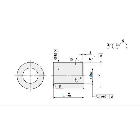 定位销用衬套　直柱型JBA JBAN JBAC JBAM JBAMN JBAMCJBA20-20
