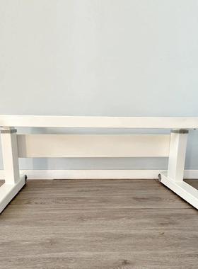 儿童学习桌中钢架小学生书桌脑49533办电公桌稳固支架桌摇脚手升