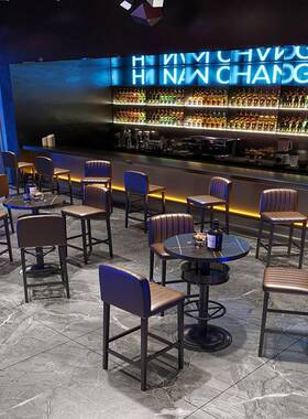 清吧酒吧高吧桌椅迪吧v静吧散台ieh40711ouse馆小酒夜场高凳子l组