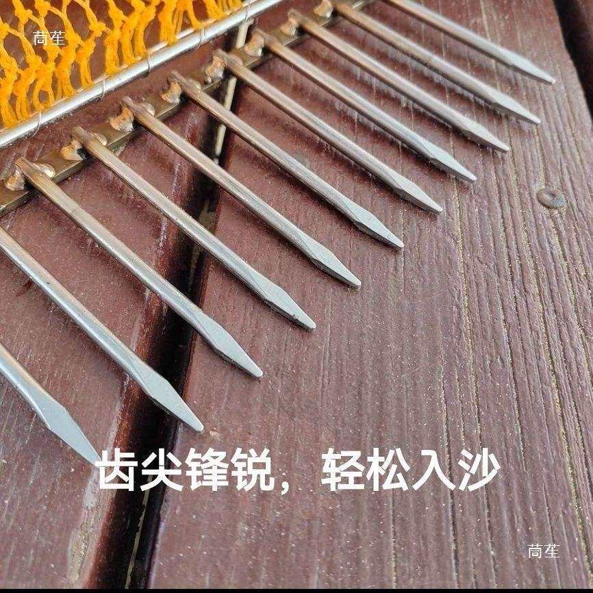 赶EQW海抓花蛤扒带网蛤耙子捞壳搭水草工具挖网蜊田螺贝赶海