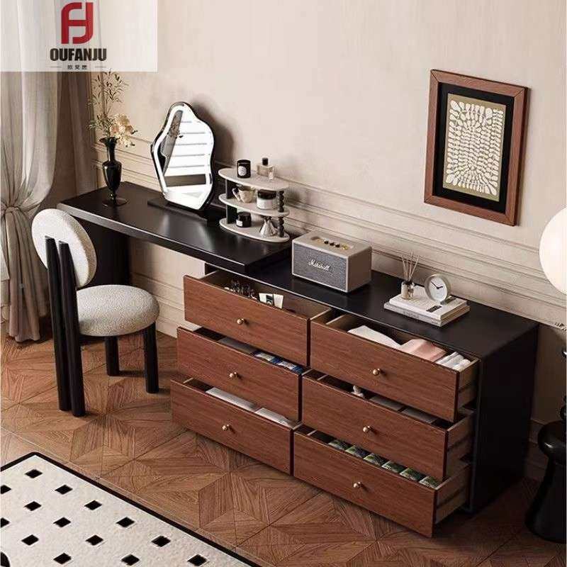 实木妆梳台古风伸缩化妆VRU桌斗柜一体卧室床尾妆中收纳柜胡桃木,农机/农具/农膜,其它农用工具,淘宝优惠券,粉丝福利购,淘宝优惠卷