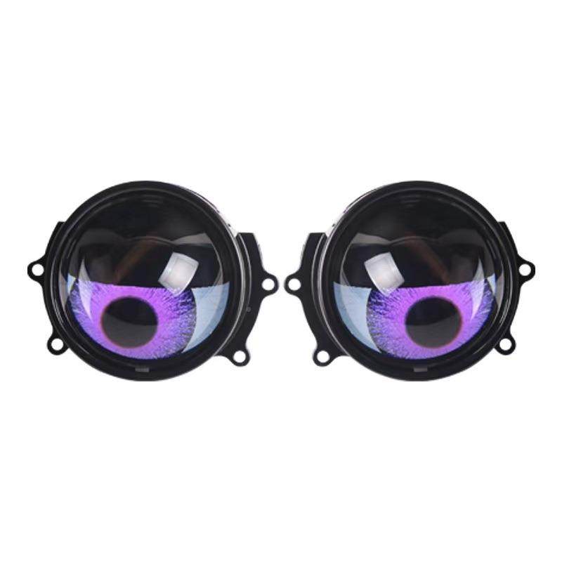 新款种恶魔眼汽车动态车恶魔眼灯LED透镜改装鹰眼灯寸12V多模式改,汽车零部件/养护/美容/维保,汽车灯泡,淘宝优惠券,粉丝福利购,淘宝优惠卷