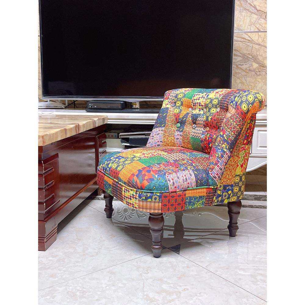 凳美式实935复古矮客厅创意背茶几凳卧室靠阳台木沙发凳欧式布艺,住宅家具,矮凳,淘宝优惠券,粉丝福利购,淘宝优惠卷