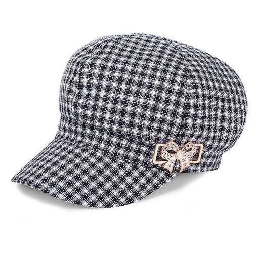 帽子女秋冬季妈妈毛呢鸭舌帽老人奶奶加厚保暖老太太棉帽八角帽