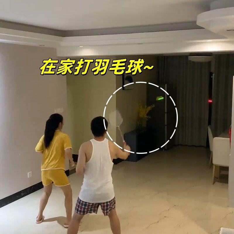 羽毛球训练器单人打回弹在家一个人打羽毛球神器居家运动球拍套装