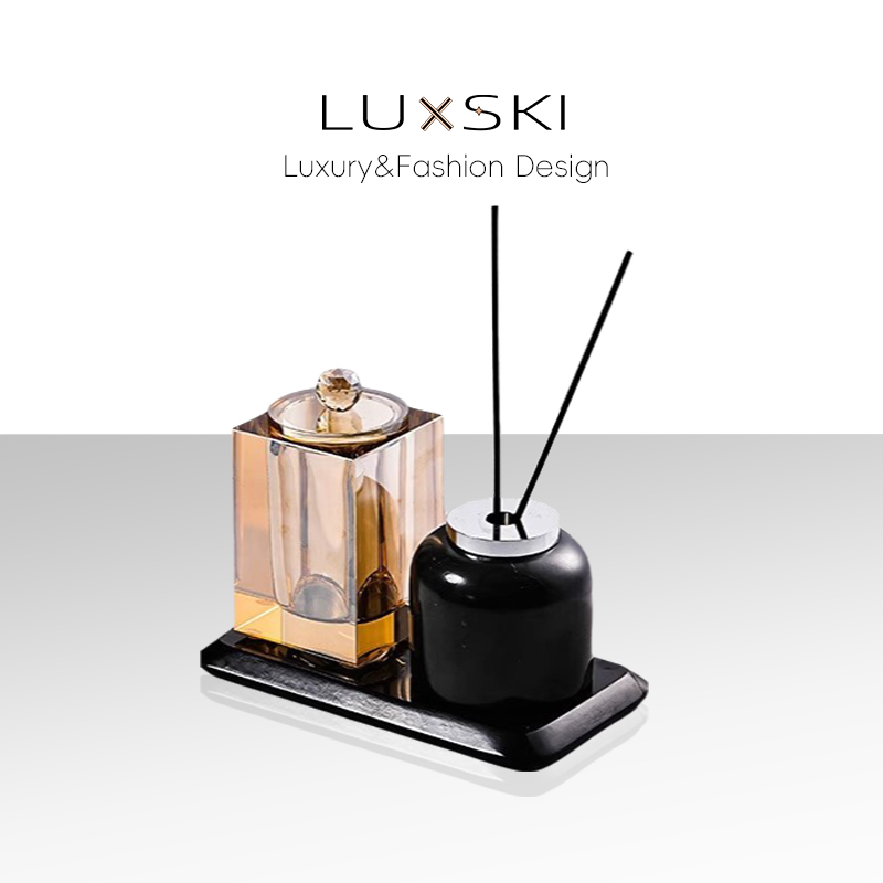 LUXSKI洗漱套裝衛(wèi)浴四件套星級(jí)酒店會(huì)所樣板房衛(wèi)生間浴室用品擺件