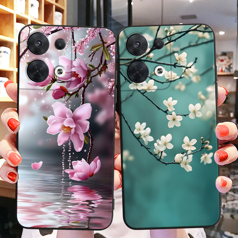 彬彧适用于opporeno8手机壳pgbm10软reno8女神PGBM10唯美Ren08江南oopr8保护套reon8春天0PP0Ren08硅胶remo8
