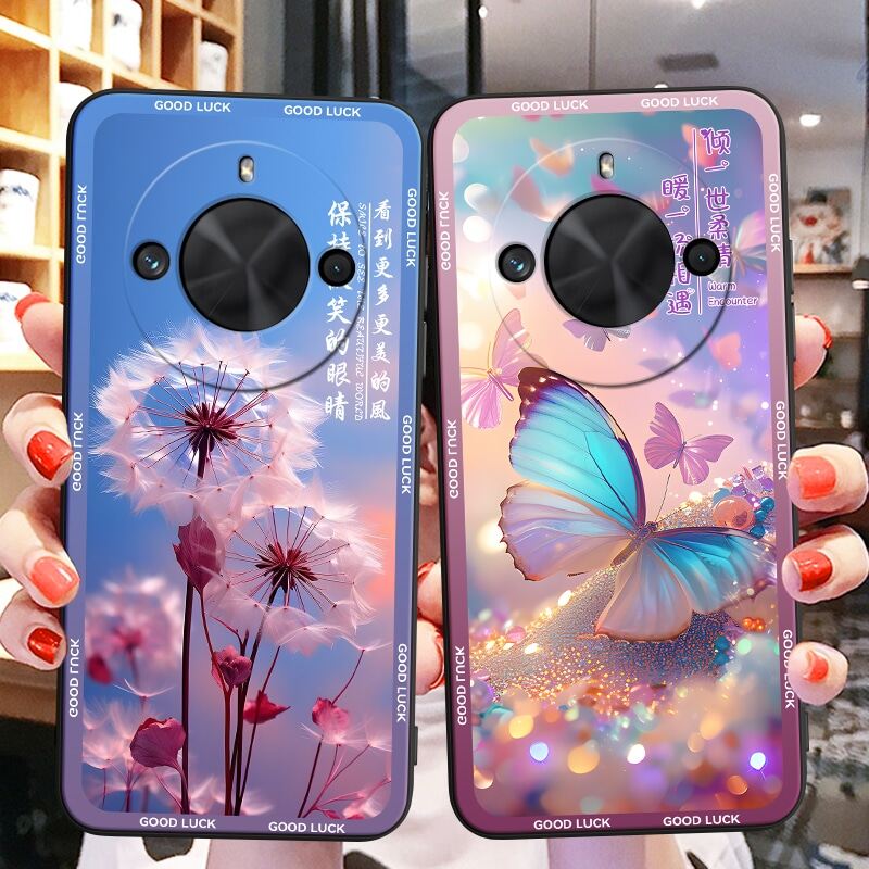 彬彧适用于华为荣耀x50gt手机壳honor曲屏软膜alp-an00硅胶防摔保护套x50pro时尚漂亮外壳 Huawei荣誉x50梦幻