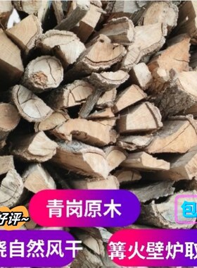 干柴青岗木柴火柏木户外篝火木柴野炊壁炉取暖生火干柴禾木头木材