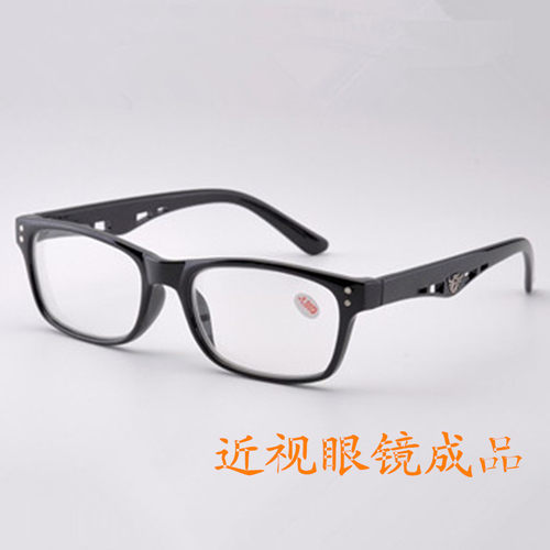 成品近视眼镜框架男女款100/150/200/250/300/350/400/500/600度