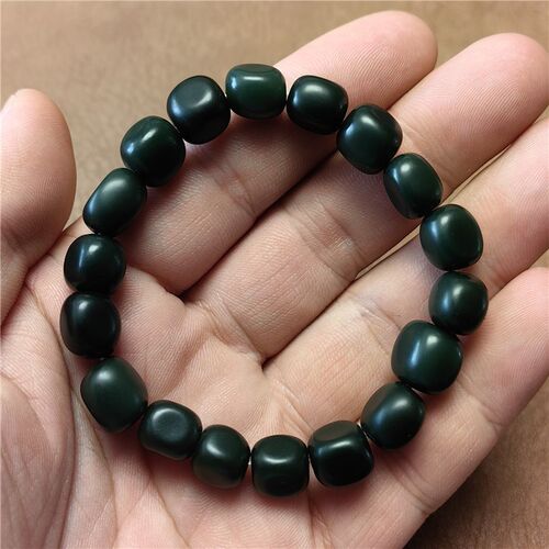 已抢完---新疆和田黑羊脂灵石手链 手串珠子项链吊坠挂件W