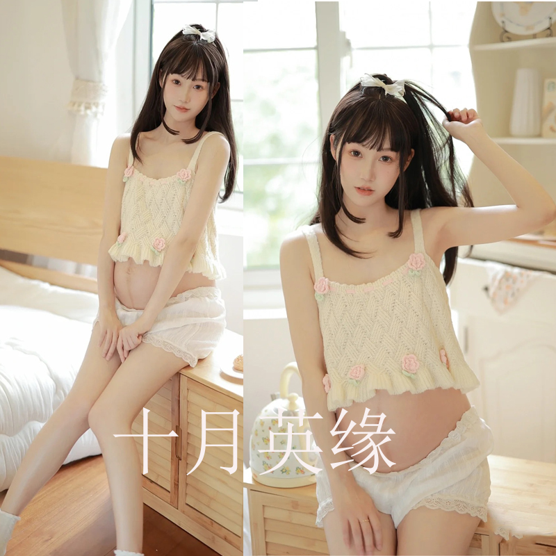 韩版新款孕妇主题服饰影楼孕妇写真服装拍照摄影时尚艺术拍照衣服