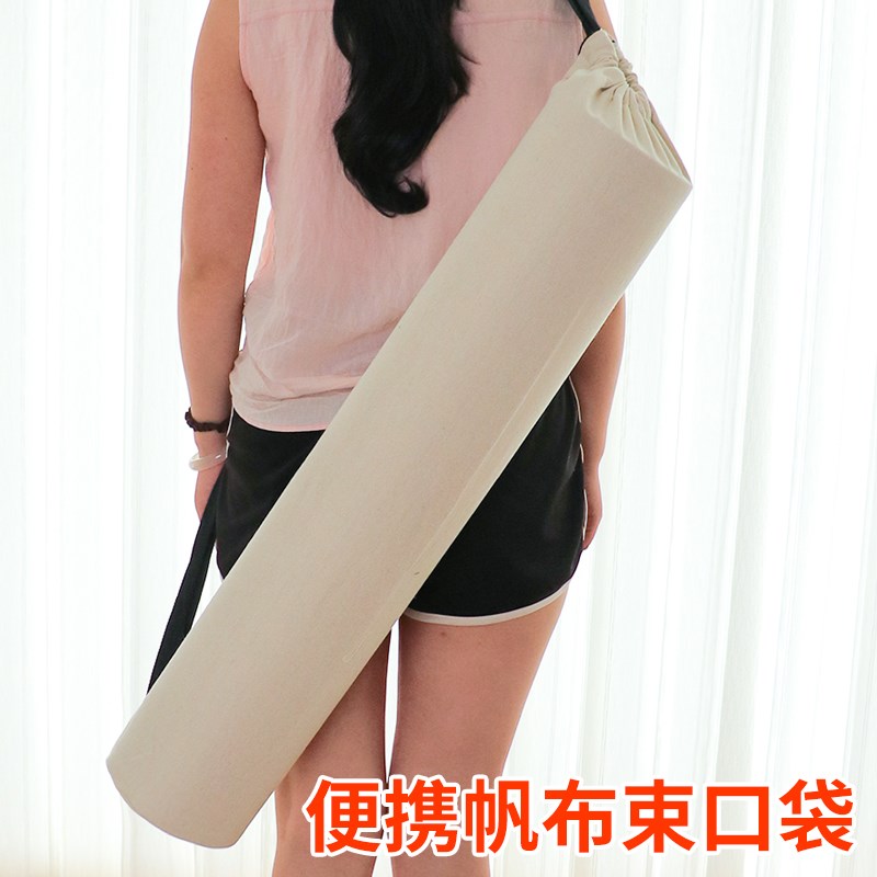 多功能家用大容量凉席收纳三脚架收纳袋可定制长条形帆布束口背包
