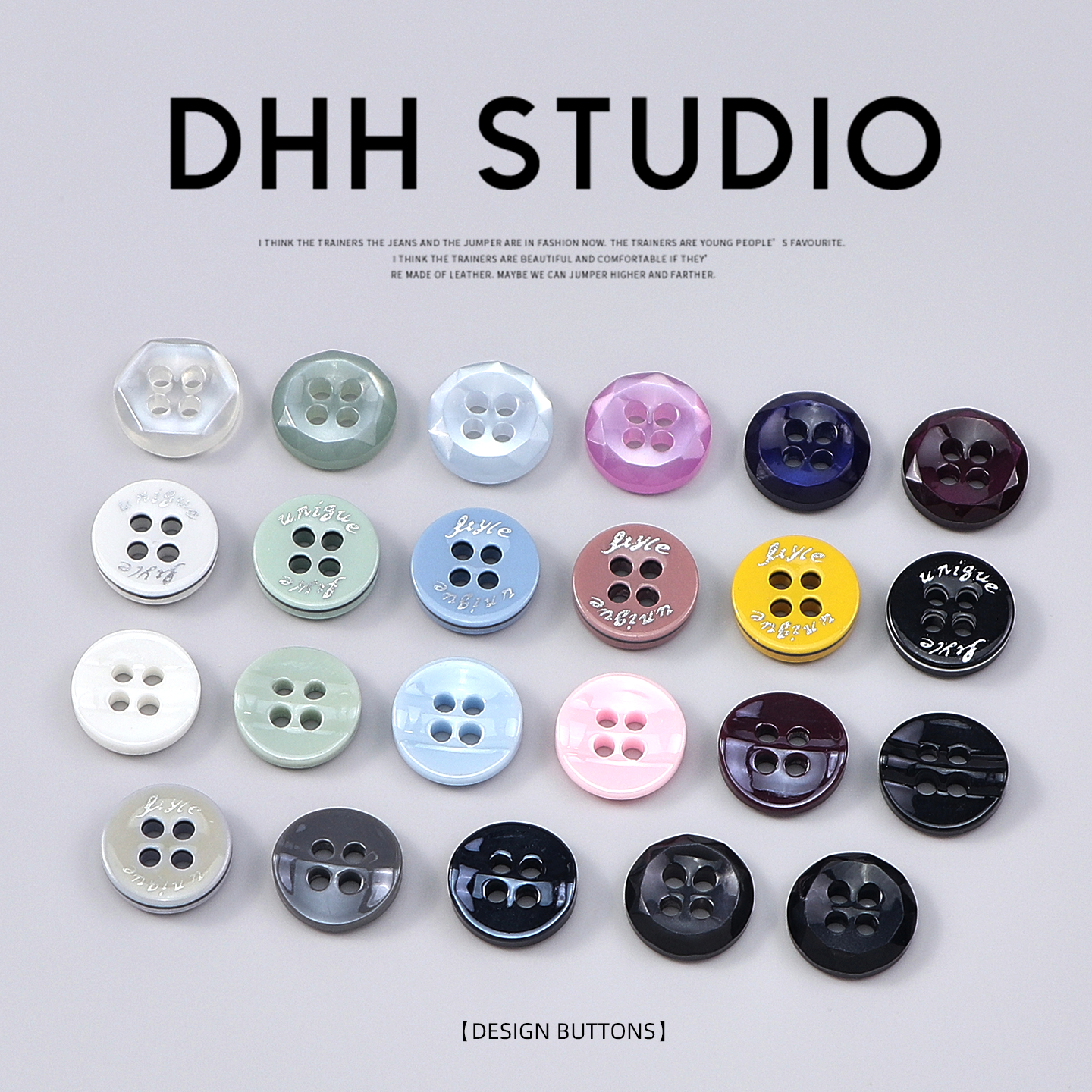 时尚树脂衬衫纽扣圆形钻石切边休闲英文字母扣男女百搭衬衣装饰扣,居家布艺,纽扣,淘宝优惠券,粉丝福利购,淘宝优惠卷