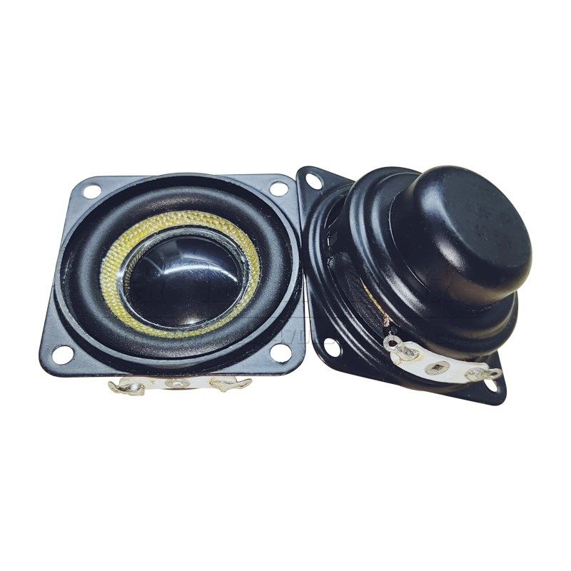 4欧5瓦5W 40mm方形16芯双磁黄玻纤防水喇叭 1.5寸蓝牙音箱扬声器