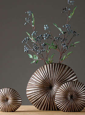 树脂工艺品简约现代轻奢高档创意酒柜电视柜家居装饰玄关客厅摆件