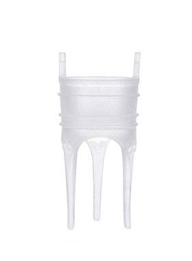 新中式透明琉璃高脚香炉香插复古风三足鼎茶席文艺书房玻璃罩摆件