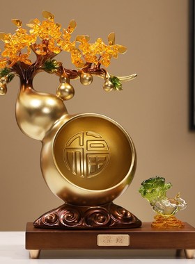 新中式五福临门入户玄关门厅钥匙收纳摆件家居好物乔迁新居礼品