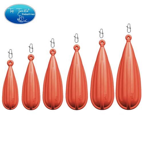 创丰发光抛饵器5G7G10G12G15G20G橙色环保Pvc练习抛饵器