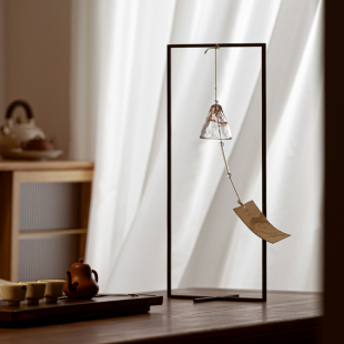 和风手作风铃 家居玻璃装 琉璃铃铛 饰挂饰 饰 庭院茶室民宿装 日式