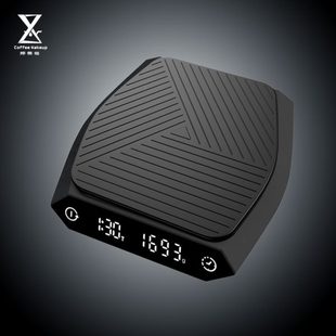 称称重 时黑白 Y1克秤迷你厨房手冲咖啡鸟 电子秤家用千烨计咖啡