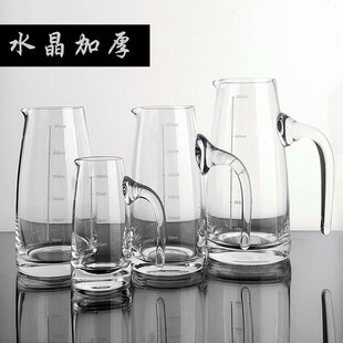 shot杯白酒烈酒厚底子弹杯不锈钢架套装酒吧玻璃洋酒杯KTV一口杯