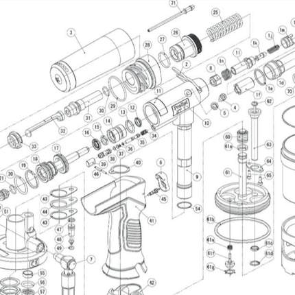 POP拉钉枪 铆钉枪 拉铆枪配件 BONDED SEAL TRM00161
