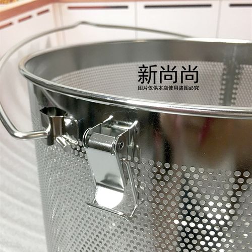 煲汤商用不锈钢304汤篮漏桶卤料篮炸篮隔渣汤渣不锈钢漏桶沥水桶