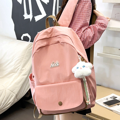女生书包休闲通勤双肩包旅行背包