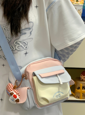 儿童斜挎包女童小包包洋气可爱女孩小背包高颜值小学生零钱包布包