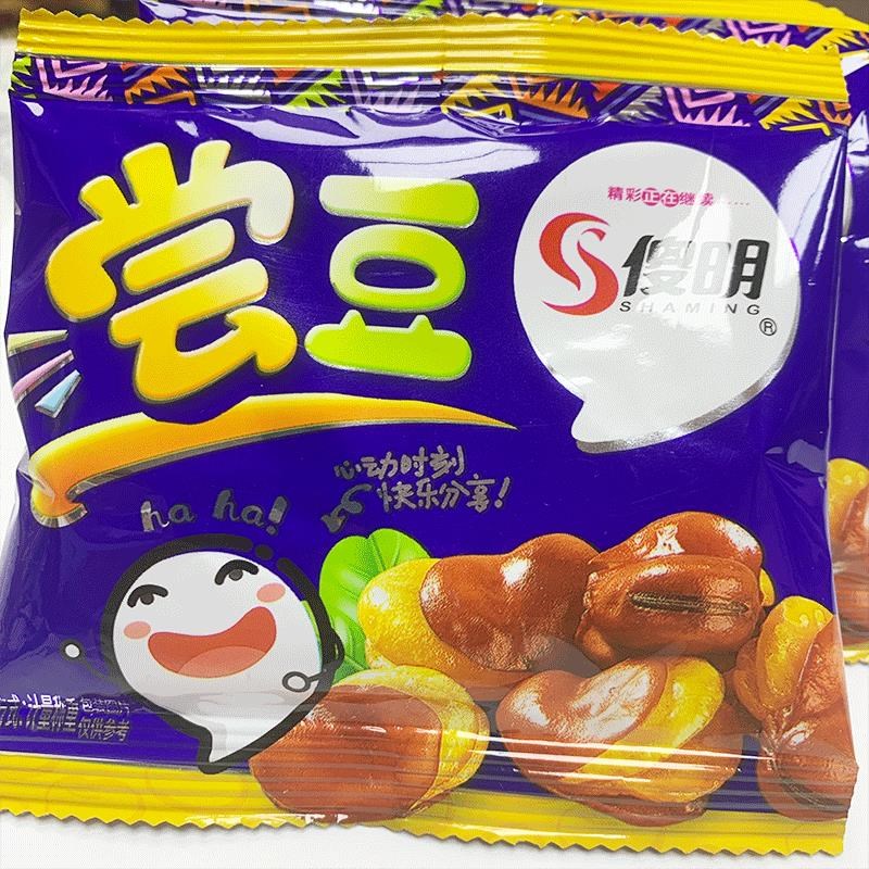 尝豆兰花豆蚕豆i休闲吃货8090后傻明牛肉味零食小吃豆类炒货坚果