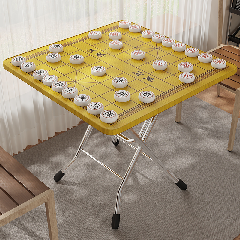 中国象棋棋盘桌 折叠象棋桌 象棋桌子 两用 多功能 户外 室外折叠