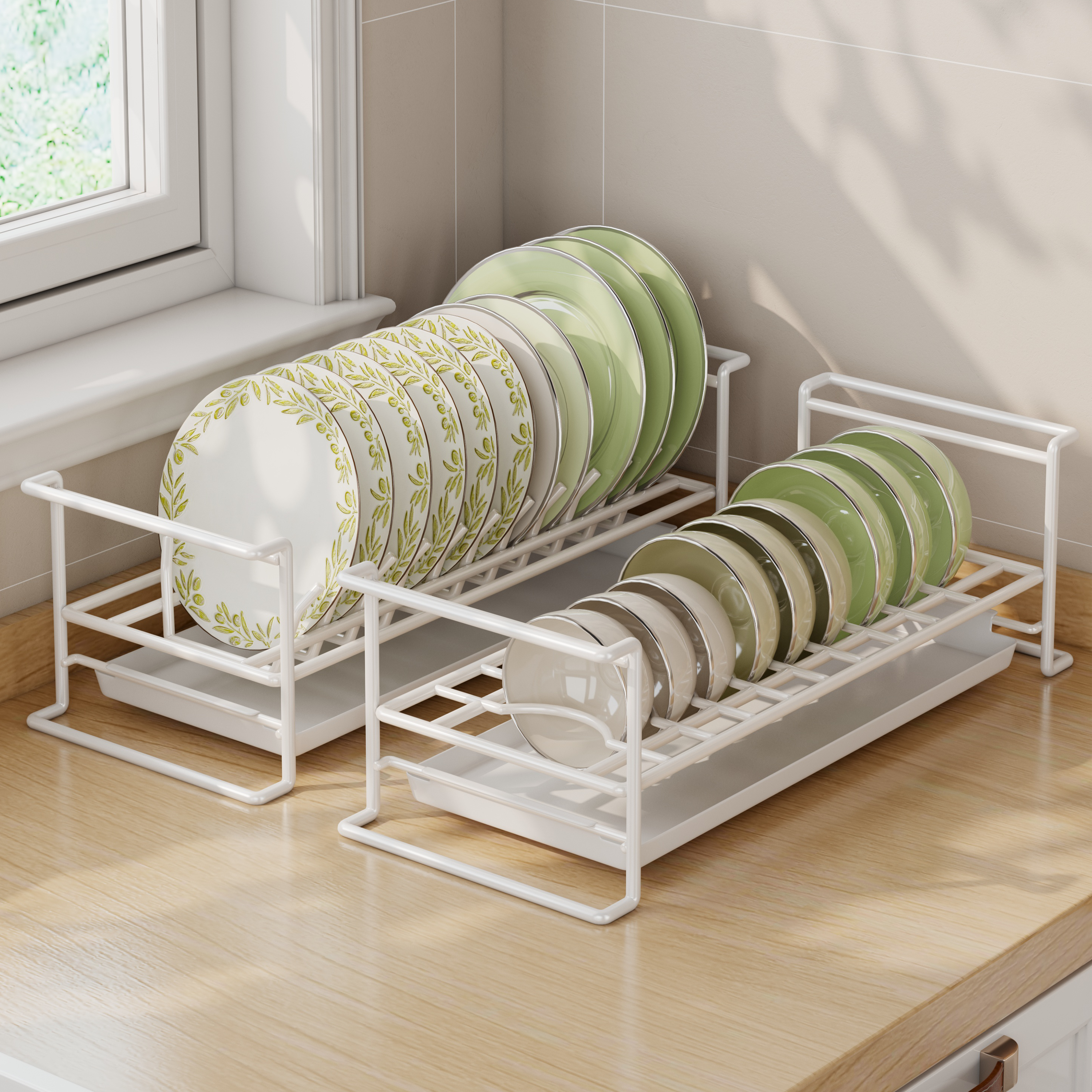 加厚款不锈钢沥水碗架厨房碗碟收纳架小尺寸台面窗台碗盘筷置物架,餐饮具,餐具笼/架,淘宝优惠券,粉丝福利购,淘宝优惠卷