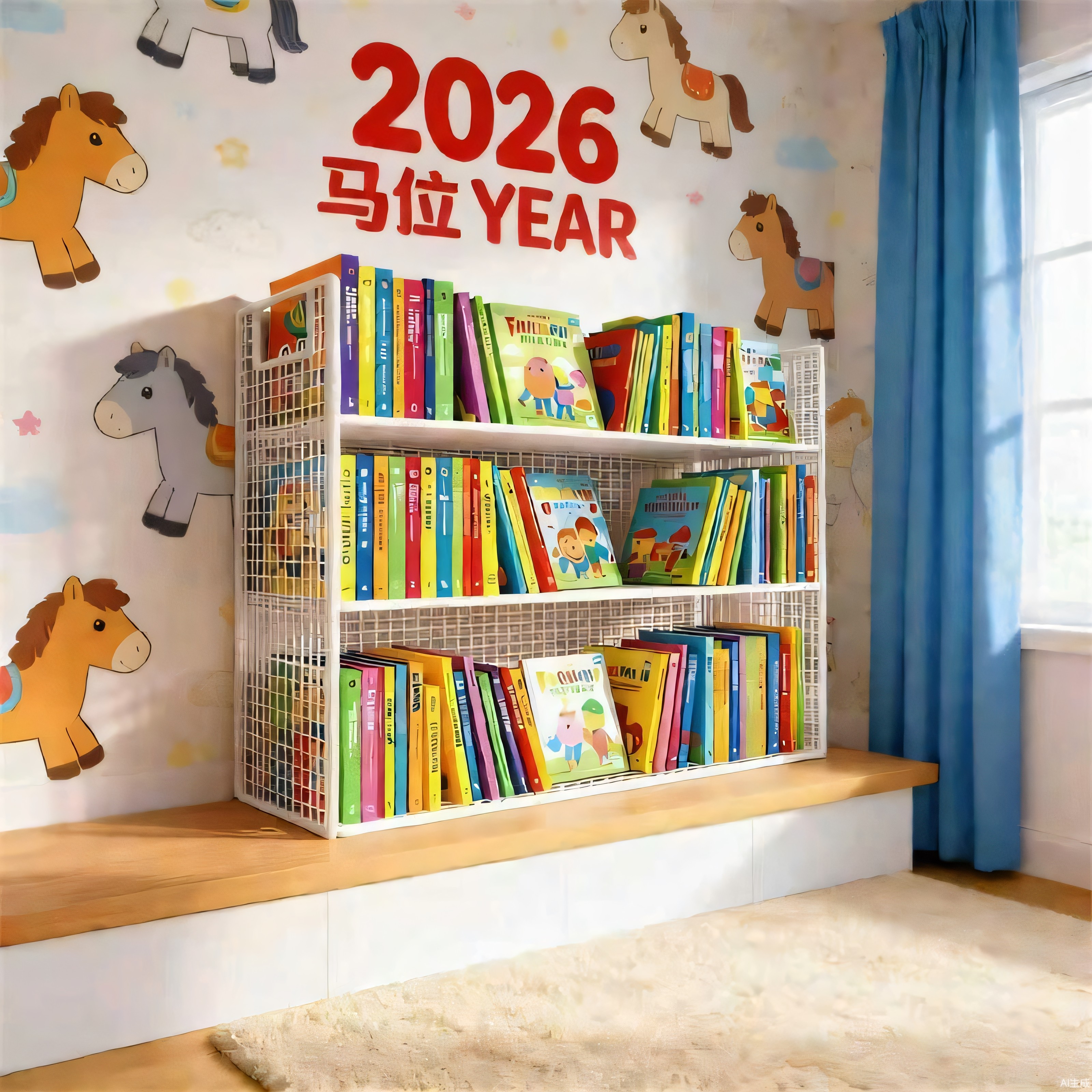 小书架儿童桌面绘本收纳盒牛津树整理盒宝宝简易置物架书籍书立架,收纳整理,书桌收纳置物架,淘宝优惠券,粉丝福利购,淘宝优惠卷