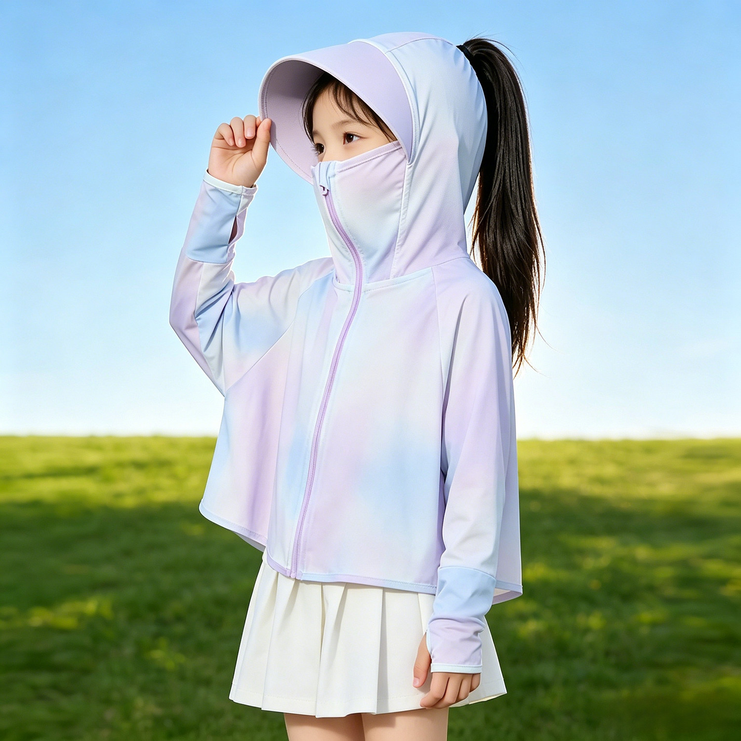 儿童防晒衣2026夏季新款冰丝凉感男童女孩薄款宝宝防晒服防紫外线