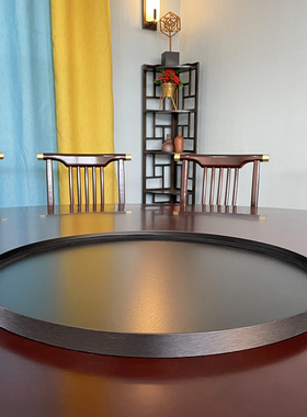 圆盘底盘沙盘底座圆桌转盘中间摆件托盘枯山水装饰桌面微景观花盆