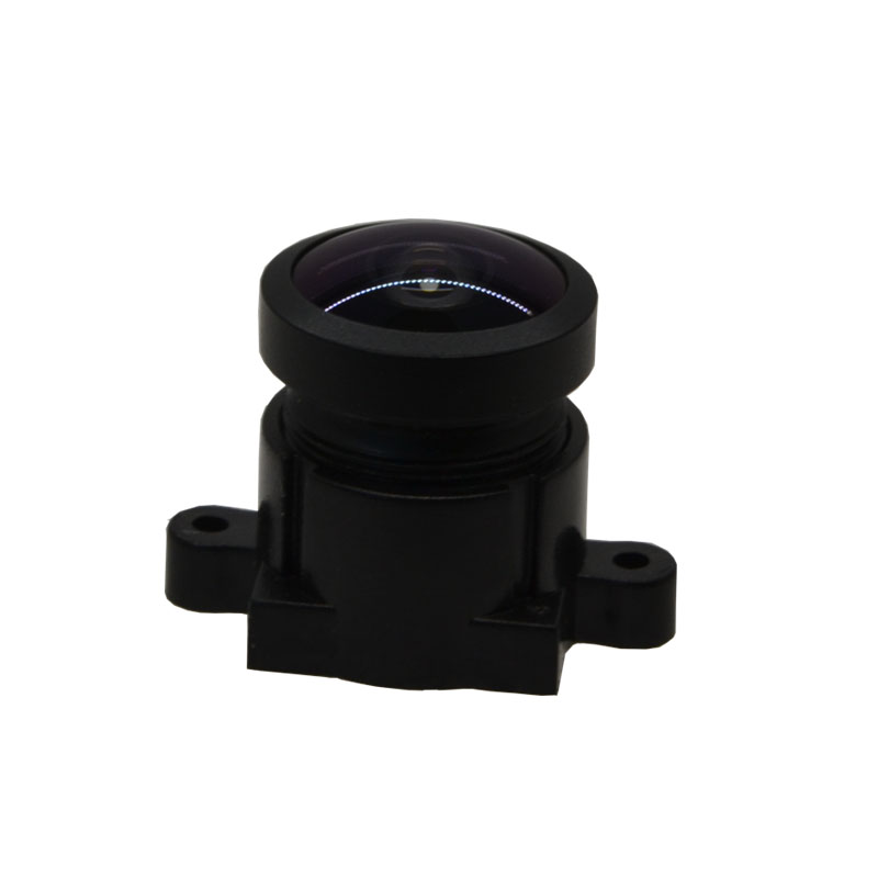 高清红外3分之一工业相机大广角180度全景鱼眼90度无畸变M12镜头